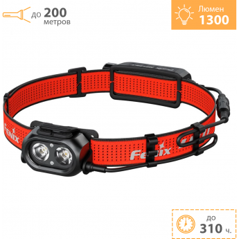 Налобный фонарь FENIX HP12R-T красный Налобный фонарь FENIX HP12R-T красный